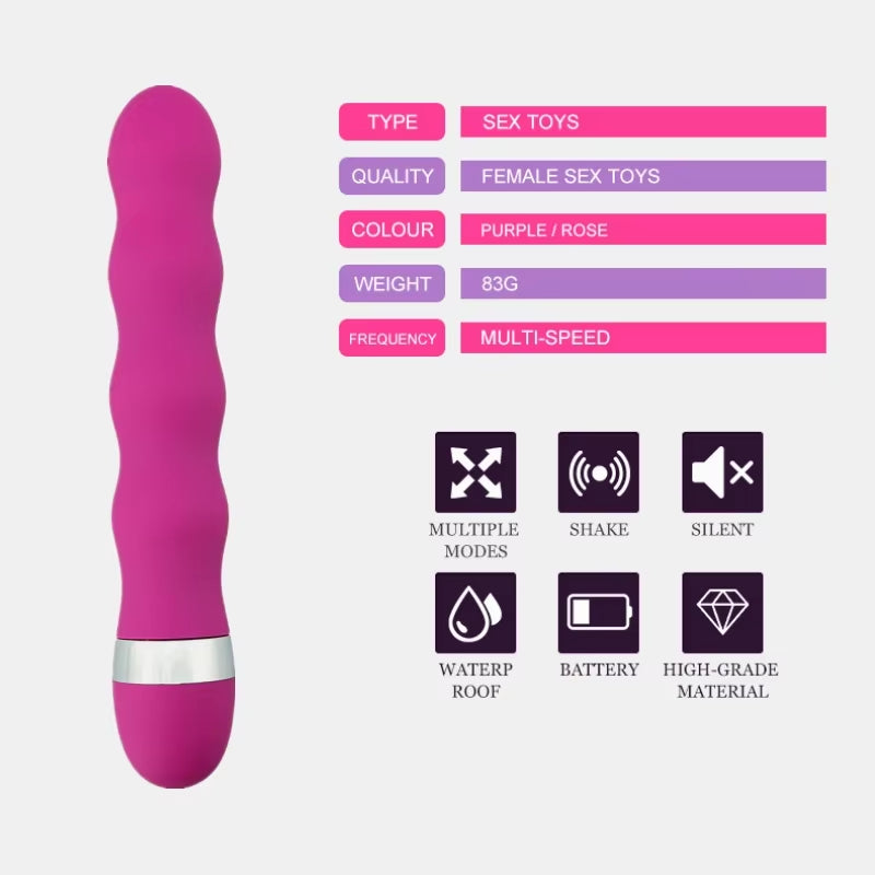 Multi-Speed G Spot Vagina Vibrator Clitoris Butt Plug Anal Erotic Goods Products Sex Toys for Woman Men Adults Female Dildo Shop