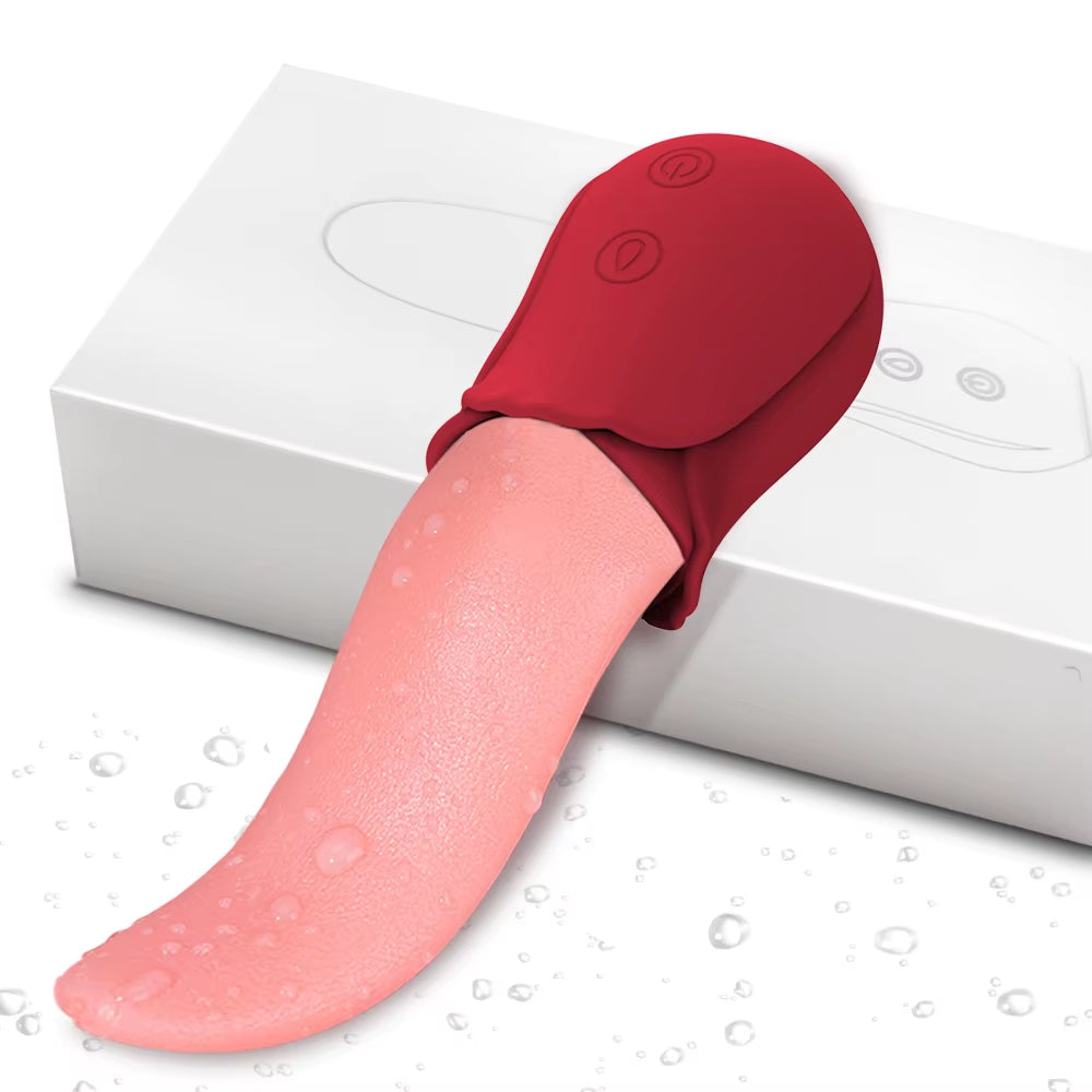Powerful Tongue Licking Vibrator Adult Sex Toy for Women Female Masturbation Nipple Vagina Clitoris Stimulator G Spot Vibrators