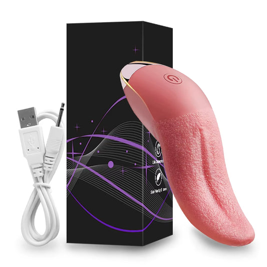 Powerful Tongue Licking Vibrator Adult Sex Toy for Women Female Masturbation Nipple Vagina Clitoris Stimulator G Spot Vibrators